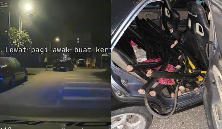 [Watch] Johor Streets Become Racetrack As Cops Hunt Down Cable Gang