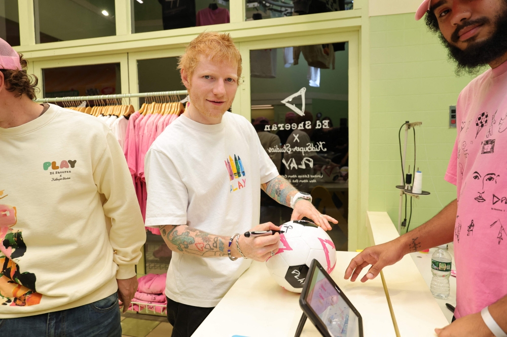 ‘Create joy and technicolour’: Ed Sheeran says new album ‘Play’ came from pain
