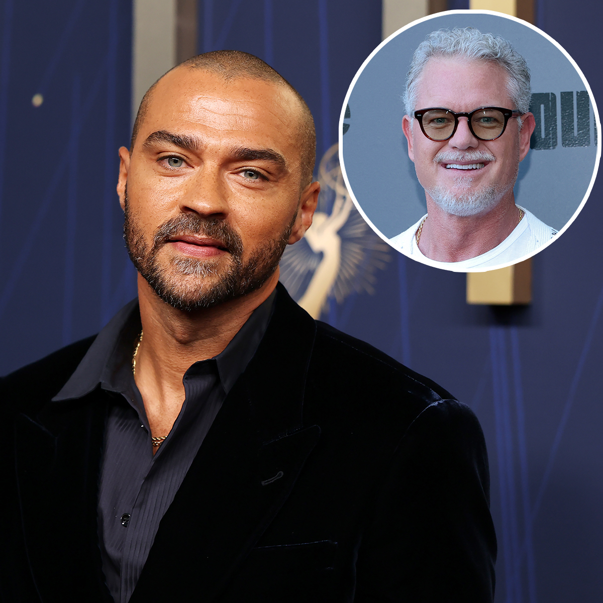 Jesse Williams Details Bond With Grey's Anatomy "Brother" Eric Dane at Emmys 2025