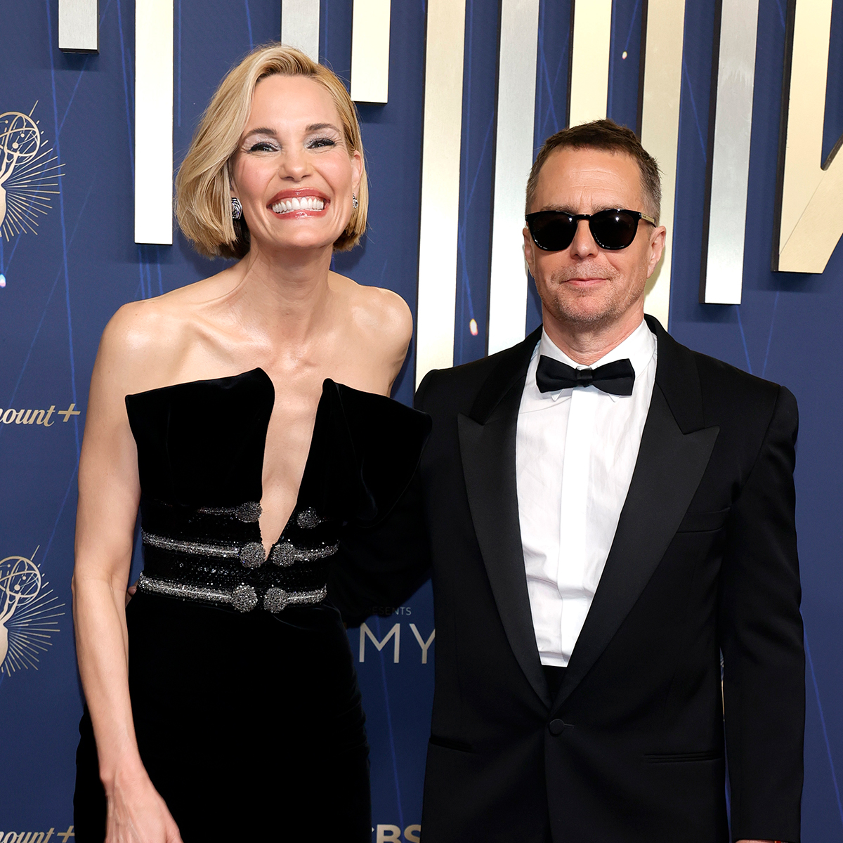 Sam Rockwell, Leslie Bibb and More Couples Turn Emmys 2025 Into Date Night