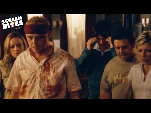 The Zombies Break Into The Pub | Shaun of the Dead (2004) | Screen Bites