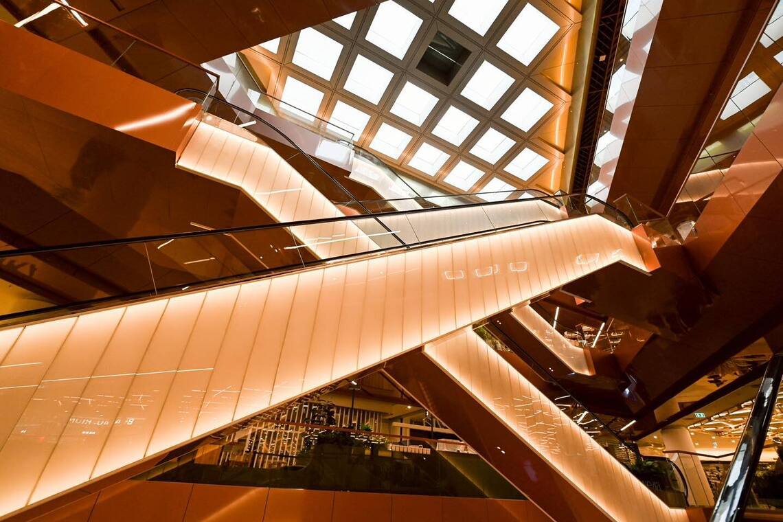 Escalators become viral attraction at new Central Park Bangkok mall