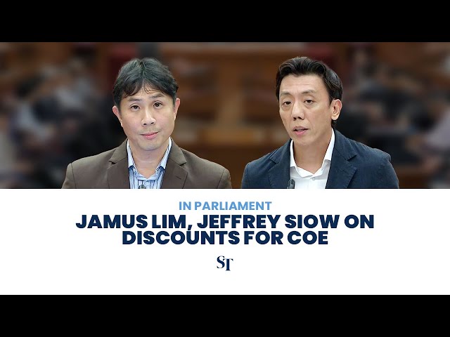 [FULL] Jamus Lim, Jeffrey Siow speak on offering discounts on COE
