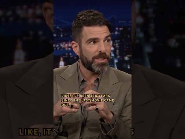 #ZacharyQuinto addresses rumors of an upcoming #StarTrek film 🖖 #FallonTonight