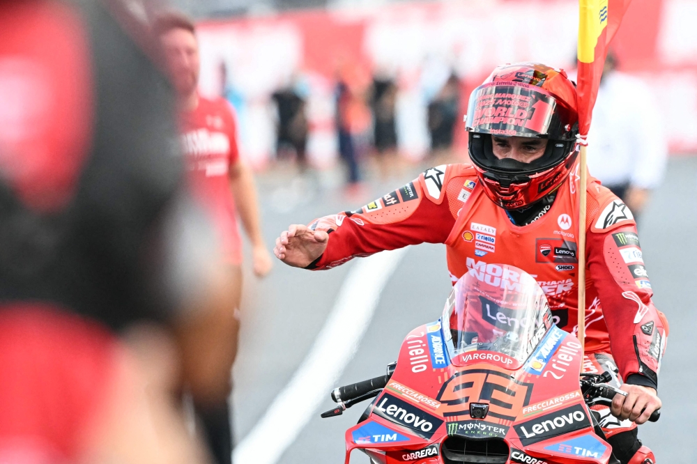 ‘Impossible to speak’: Marquez breaks down after sealing MotoGP crown in Japan