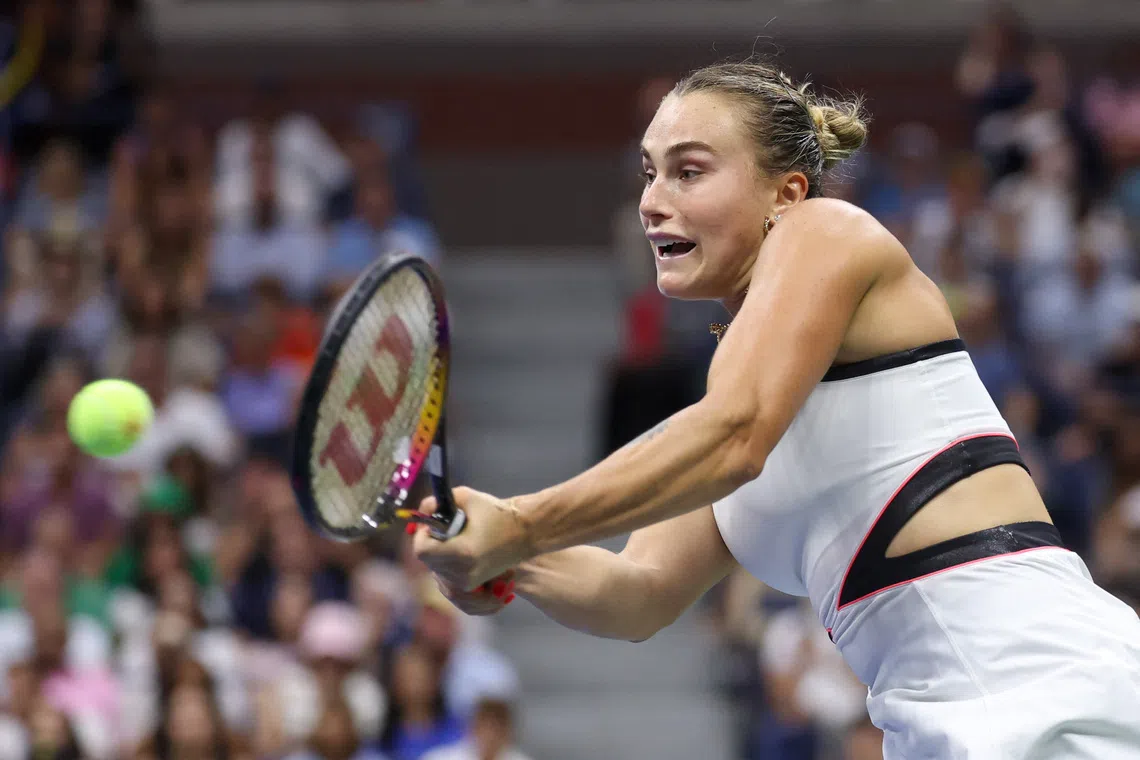 Holder Sabalenka extends Wuhan streak, books semi-final with Pegula