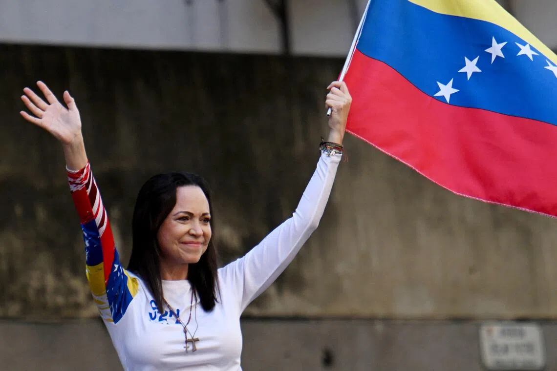 Venezuelan opposition leader Maria Corina Machado wins 2025 Nobel Peace Prize