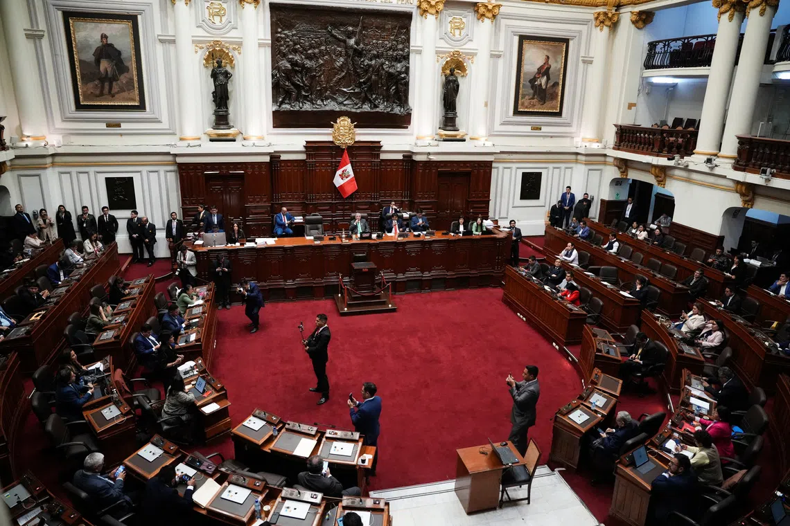 Peru's Congress votes to debate impeachment of President Boluarte