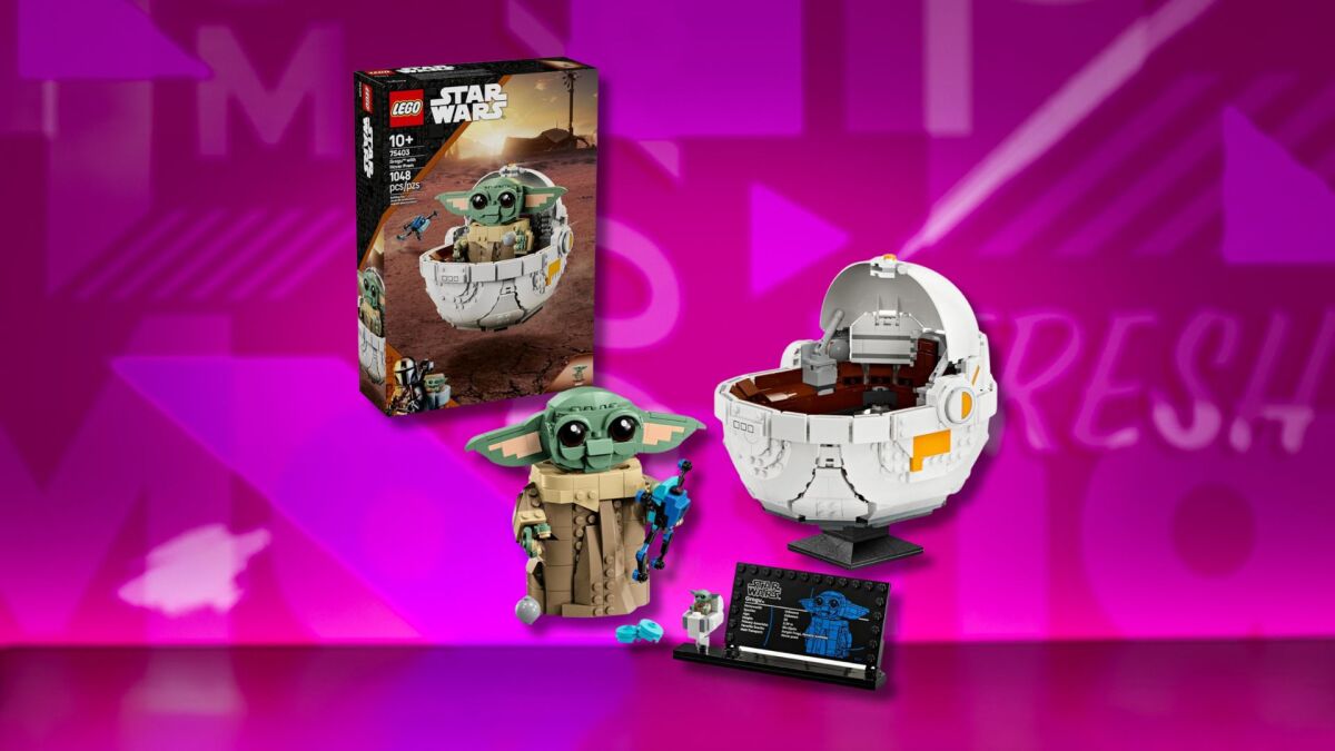 Lego Star Wars: The Mandalorian Grogu with Hover Pram set: Save $30.01 at Amazon