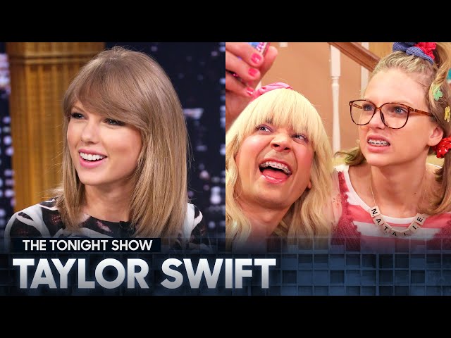 Taylor Swift Does Ew! with Jimmy, Shows Off Her Gnarly Glue Gun Scar | Fallon Flashback