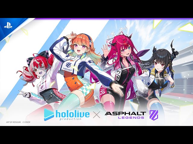 Asphalt Legends X hololive Trailer | PS5 & PS4 Games