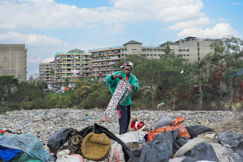 Kenyan designers turn discarded clothes into runway fashion at Gikomba market