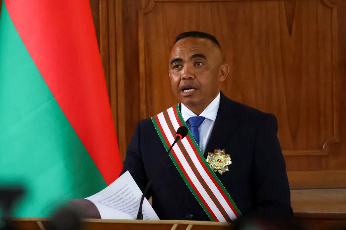 Madagascar coup leader Randrianirina sworn in as president