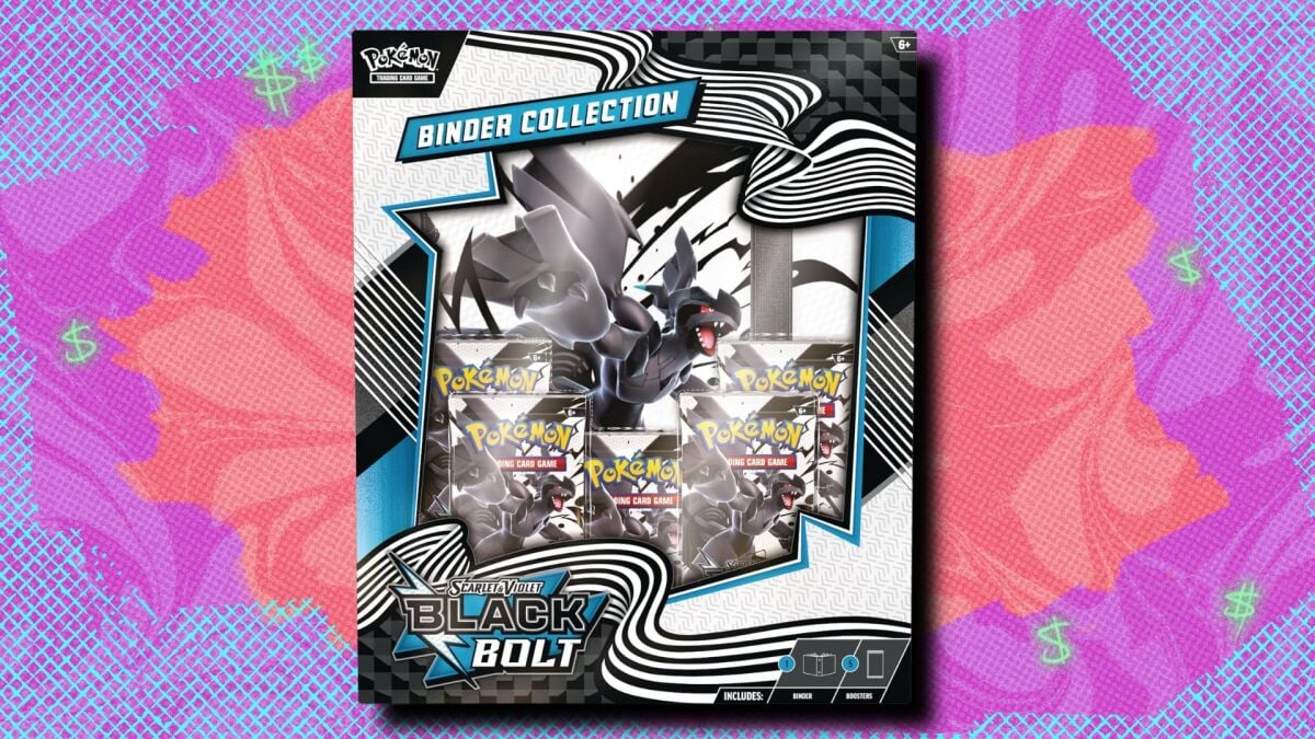 Best Pokémon TCG Black Bolt Binder Collection deal: Save $5.05 at TCGPlayer vs. Amazon
