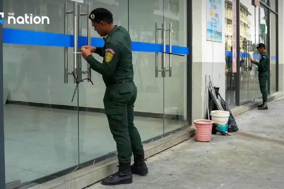 Scam hub in Cambodia found deserted, suspects believed to have fled to neighbouring countries