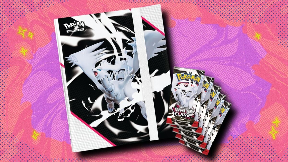 Best Pokémon TCG White Flare Binder Collection deal: Save $2.80 at TCGPlayer vs. Amazon