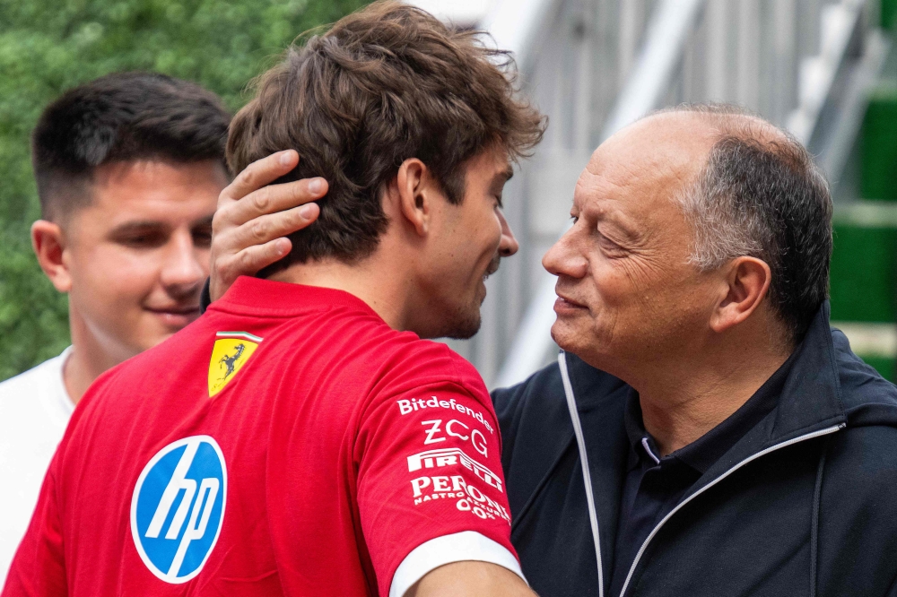 Ferrari chairman Elkann defends Vasseur after Horner speculation