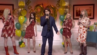 Domingo Crashed The Party Once Again For Sabrina Carpenter’s Return To ‘SNL’