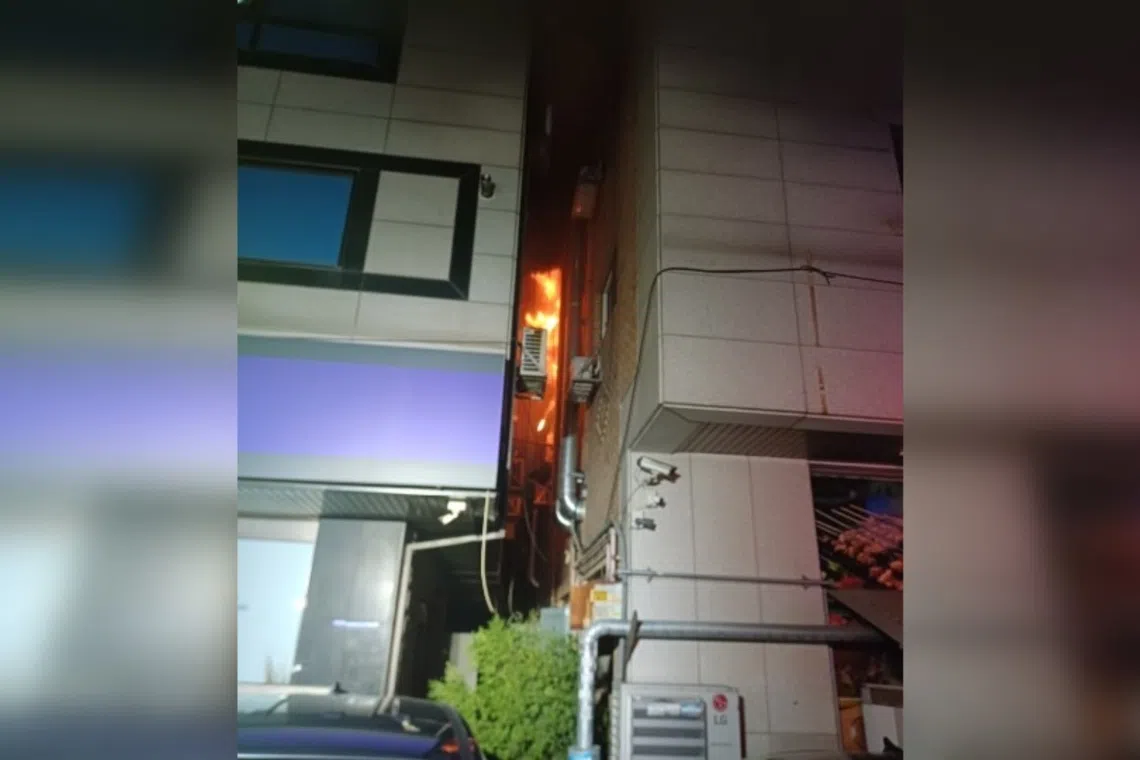 S. Korean woman dies saving her baby from building fire sparked by neighbour trying to kill a cockroach