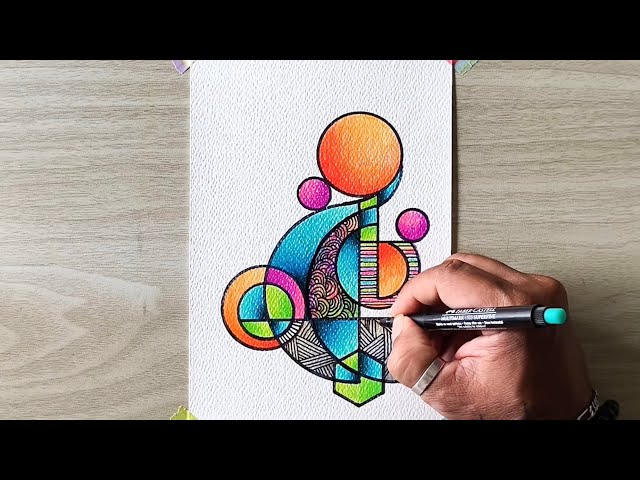 Abstract Doodle Art / Relaxing Art / 365 Days Challenge / Day #07