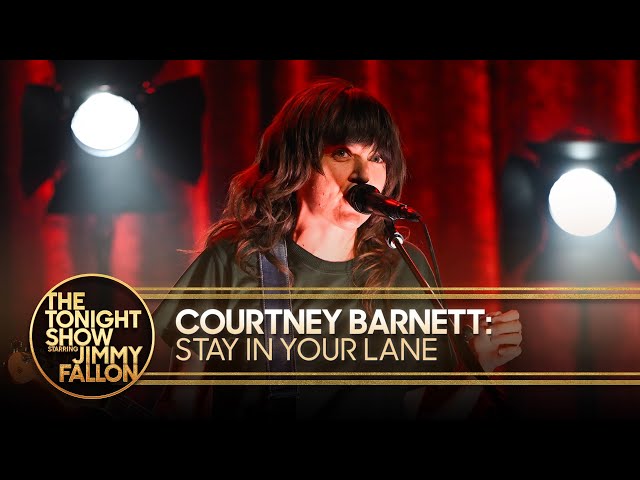 Courtney Barnett: Stay In Your Lane | The Tonight Show Starring Jimmy Fallon