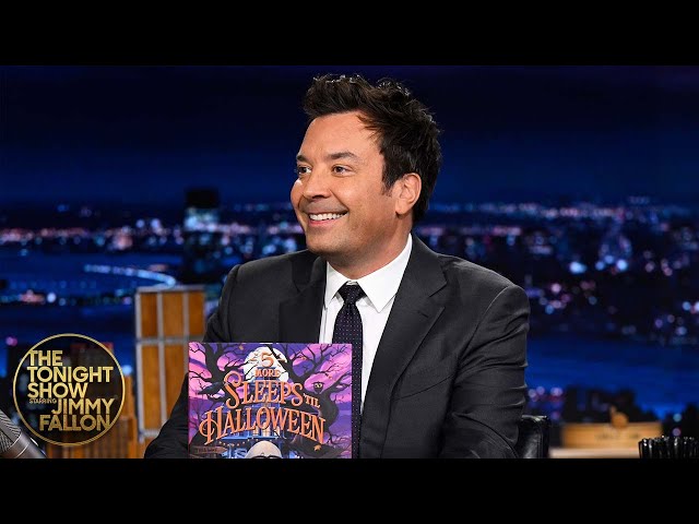 Jimmy's 5 More Sleeps 'til Halloween Book Is Perfect for Getting in the Spooky Spirit | Tonight Show