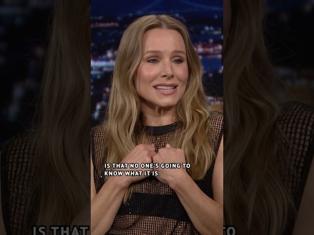 #KristenBell is dressing as “Carrie Bradshawshank Redemption” for Halloween 🤣 #FallonTonight