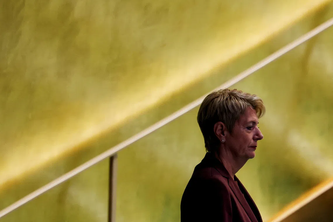 Swiss president strikes cautious note on prospects for US tariff deal in 2025