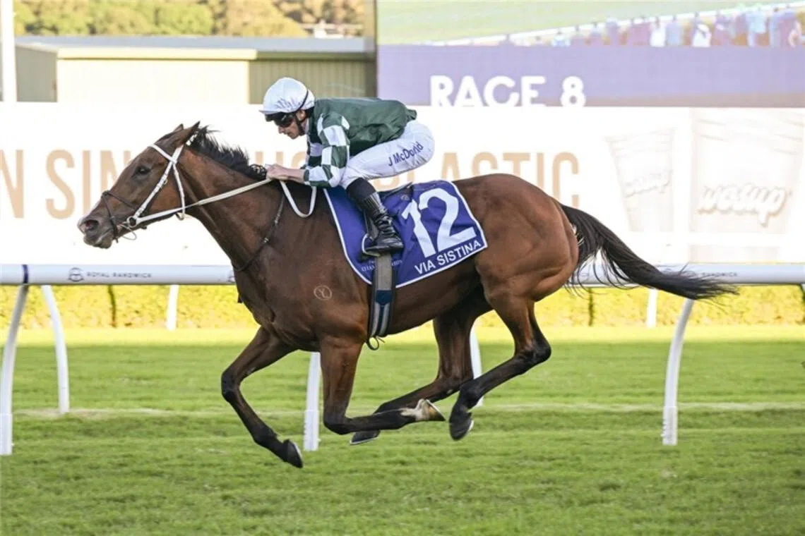 Via Sistina to win second Cox Plate