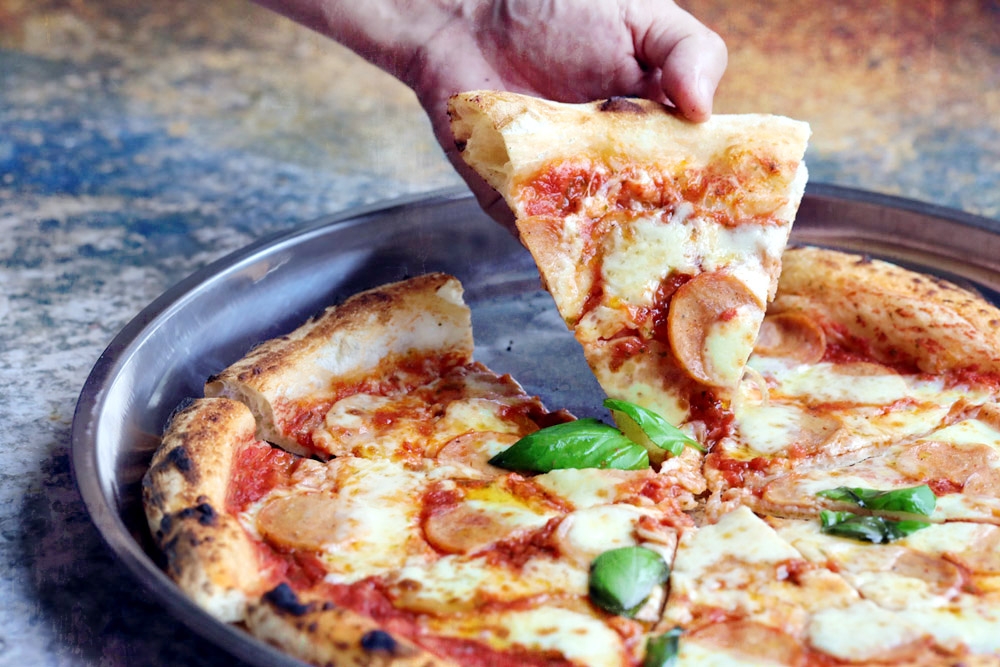 Get a taste of Italy at home with this classic Neapolitan style pizza, ready for the toppings of your dreams