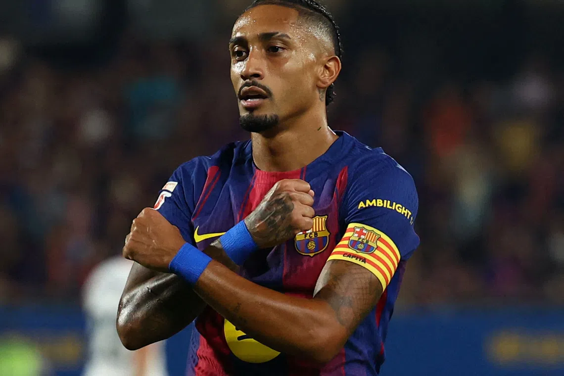 Barca's injury crisis deepens as Raphinha ruled out of El Clasico