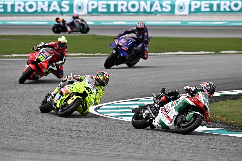 Ducati’s Bagnaia takes third straight pole at Malaysian MotoGP ahead of Marquez