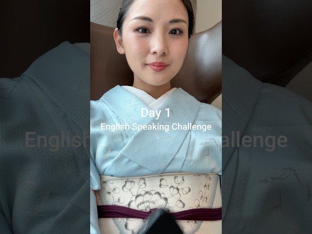 Day 1 of English Speaking Challenge
