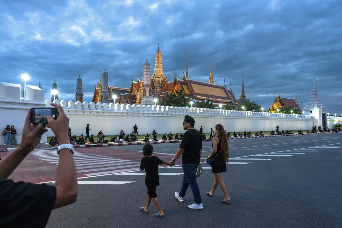 Thais mourning queen mother’s death spark a run on black clothes