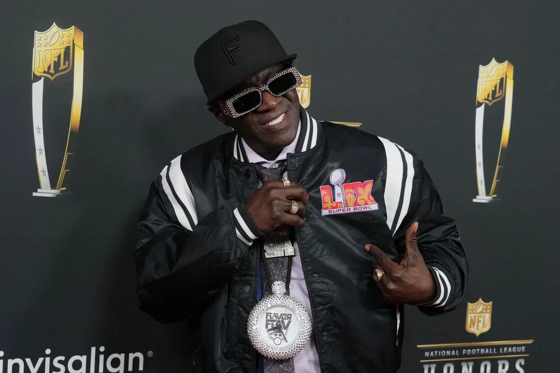 Flavor Flav takes hype man role for US bobsleigh team at Winter Games