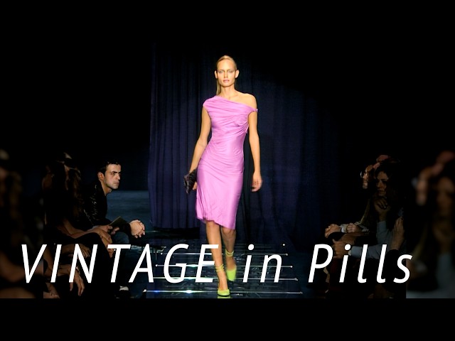 Vintage in Pills GIANNI VERSACE Spring 1998 Milan - Fashion Channel