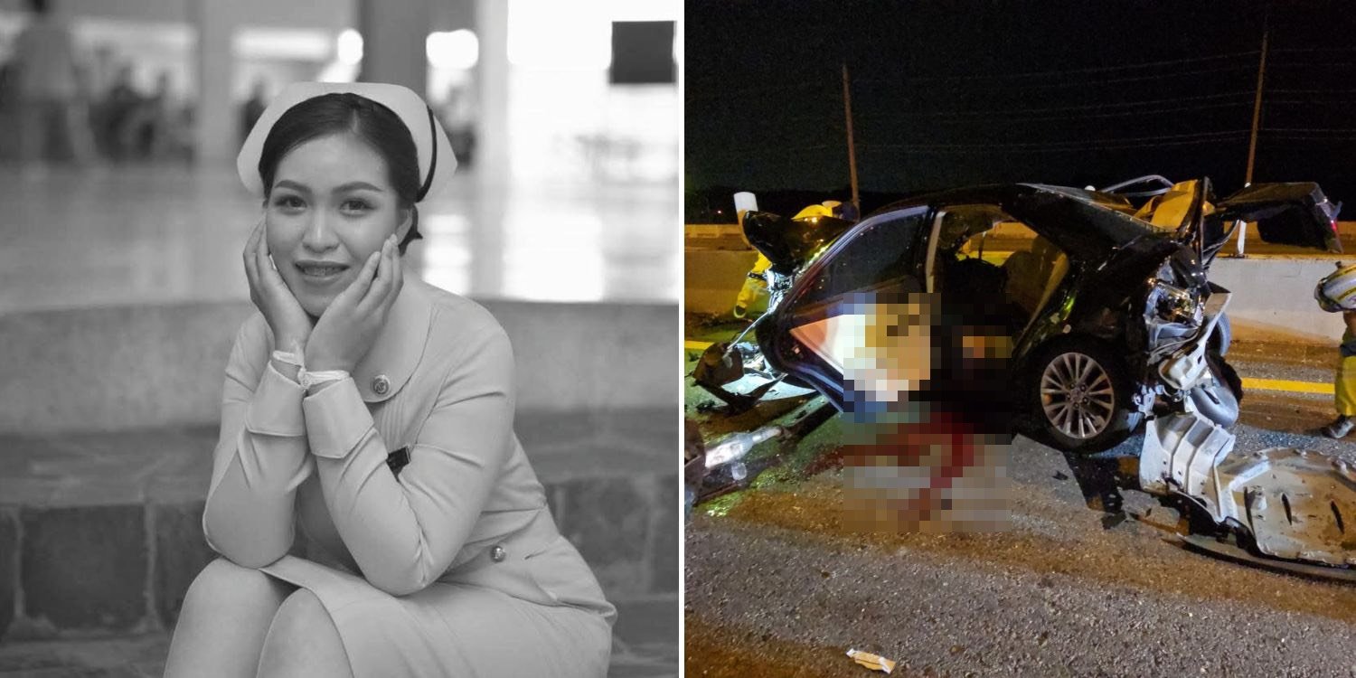Nursing student in Thailand stops to help injured accident victims, gets struck by speeding car