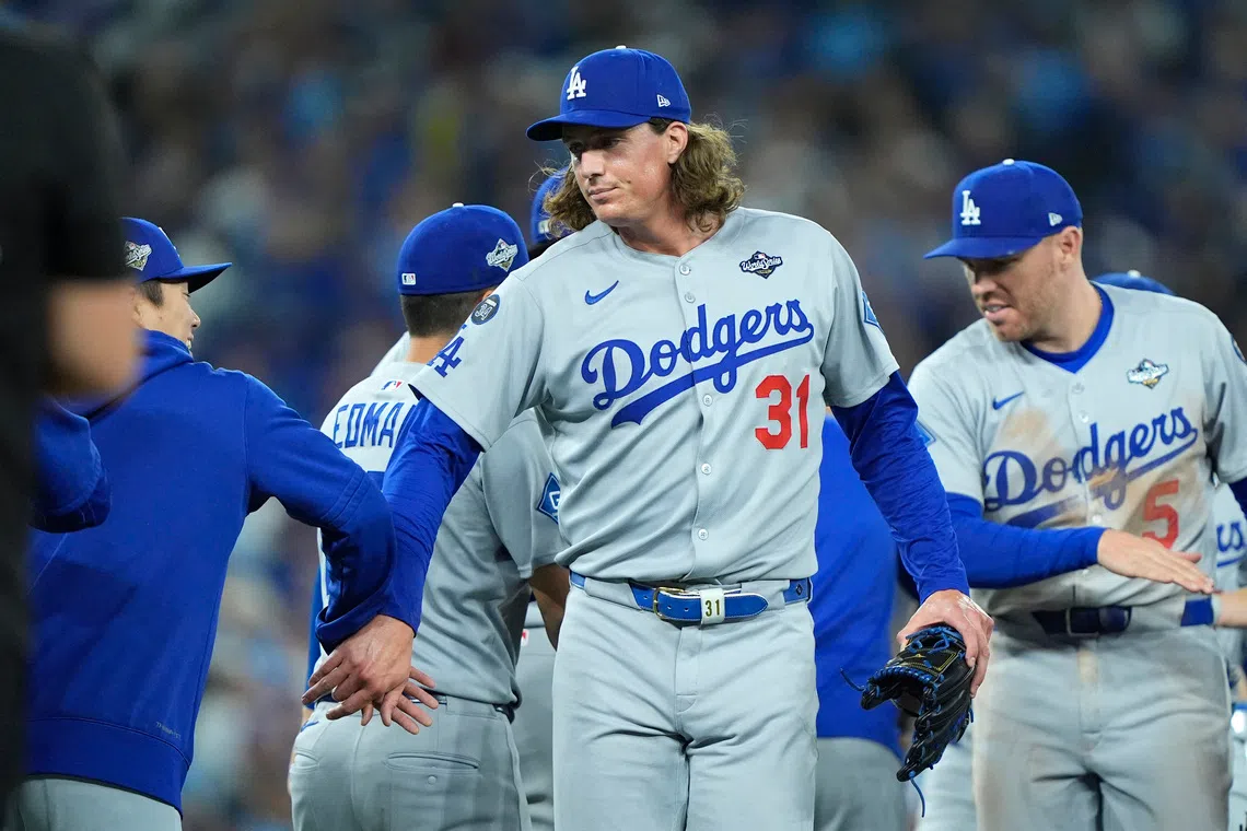 Dodgers force Game Seven in World Series with win over Blue Jays