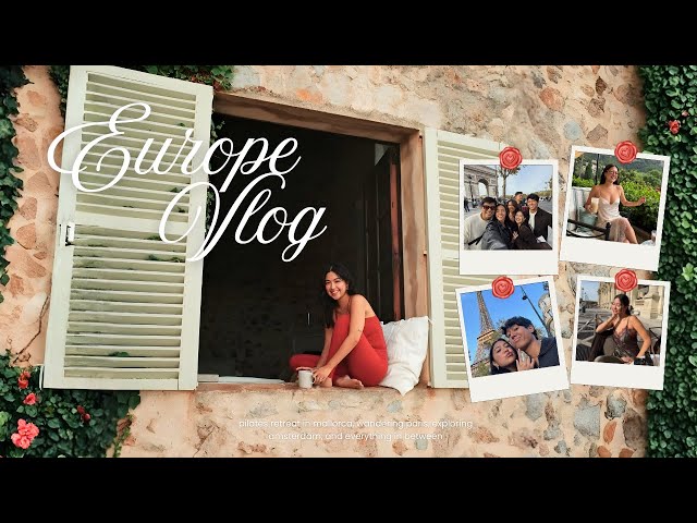 Europe Vlog: Pilates Retreat & Days in Paris + Amsterdam | Rei Germar