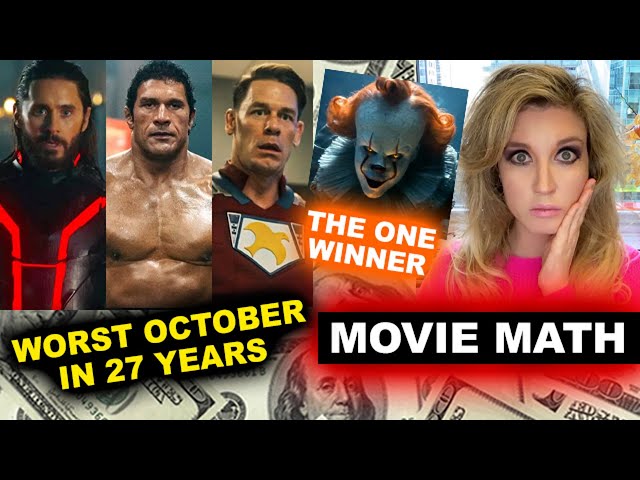 2025 Box Office - October Flops Tron Ares, Smashing Machine, Peacemaker! Welcome to Derry Viewership