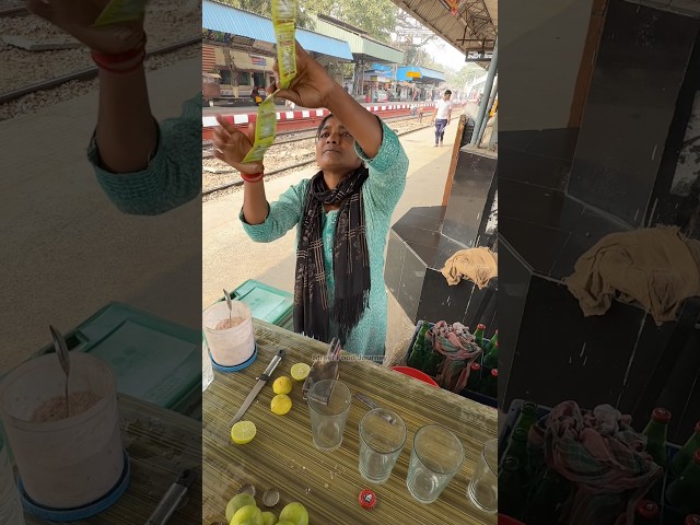 Hardworking Indian Lady Sells Refreshing Rocket Soda