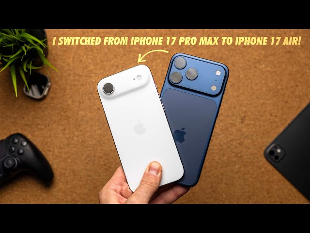 The iPhone 17 Air Surprised Me — Why I Switched from the Pro Max