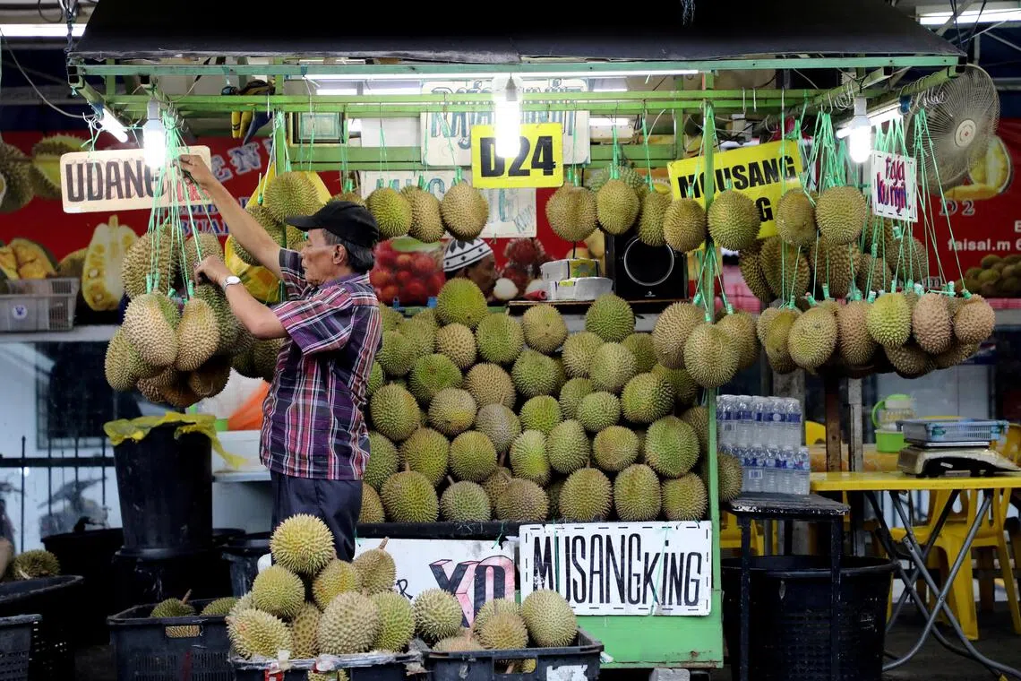 Malaysia group wants durian, the king of fruits, to get rightful crown