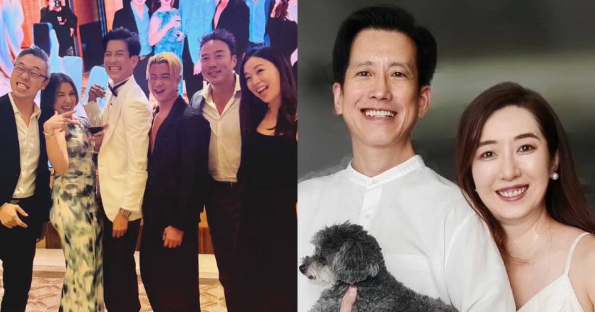 Rebecca Lim, Shane Pow, Allan Wu and others in attendance as actor Benjamin Heng remarries