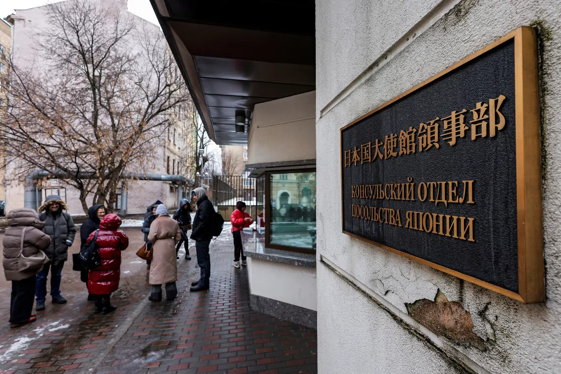 Tokyo protests Russia's wider entry ban over Ukraine sanctions