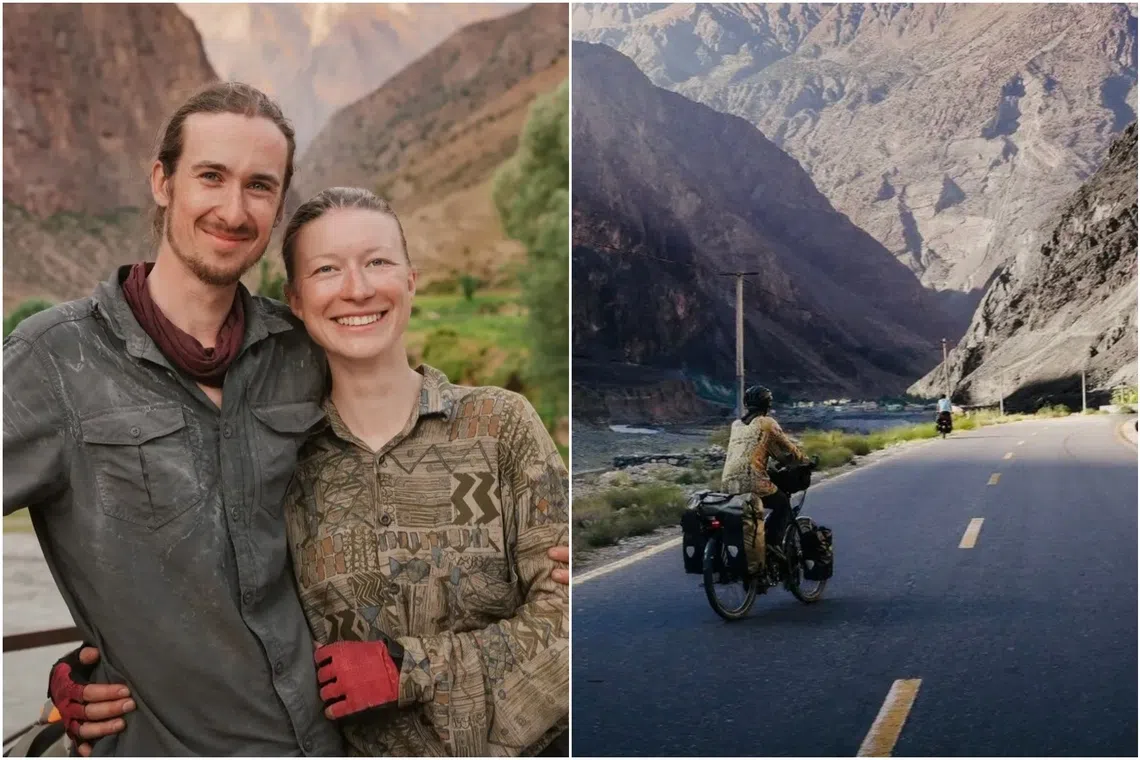 German couple pedal 8,000km to Busan, discovering humanity one country at a time