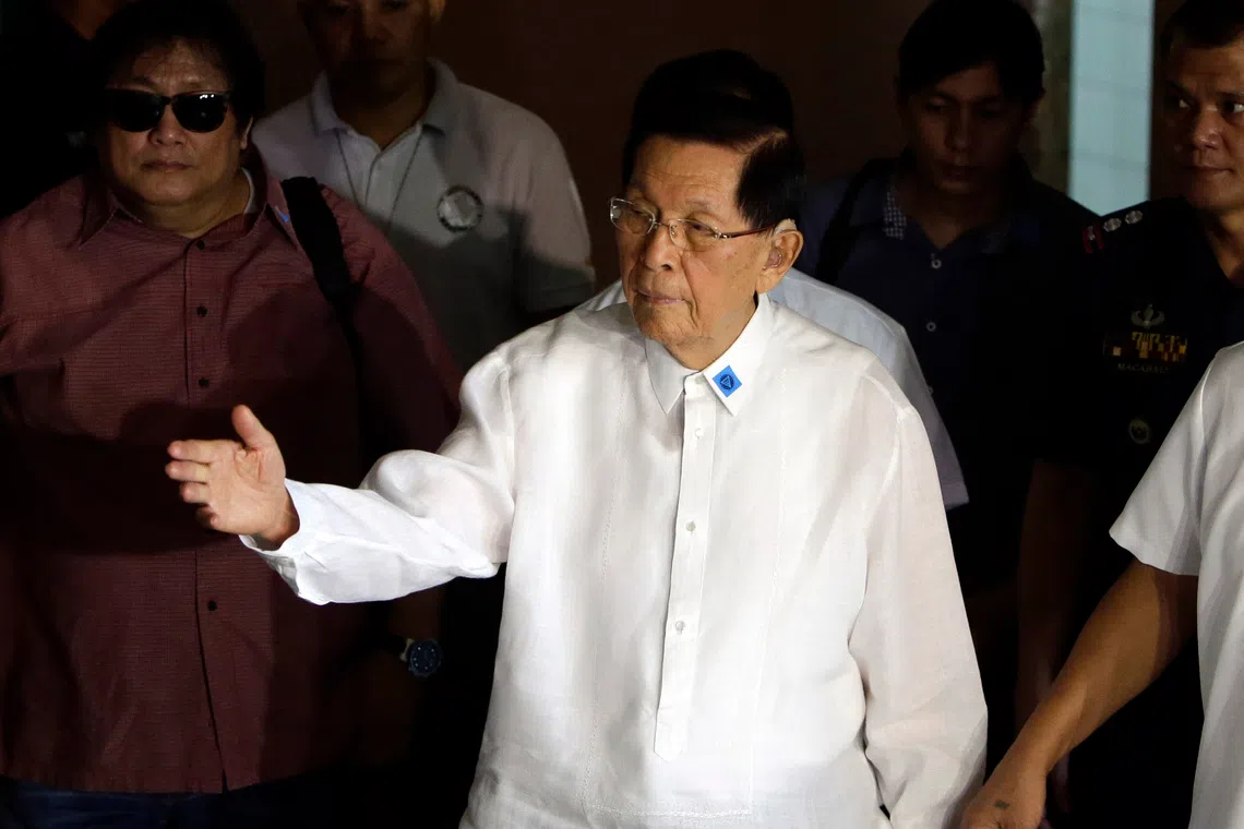 Philippine political veteran Juan Ponce Enrile, key Marcos Sr-era figure, dies at 101