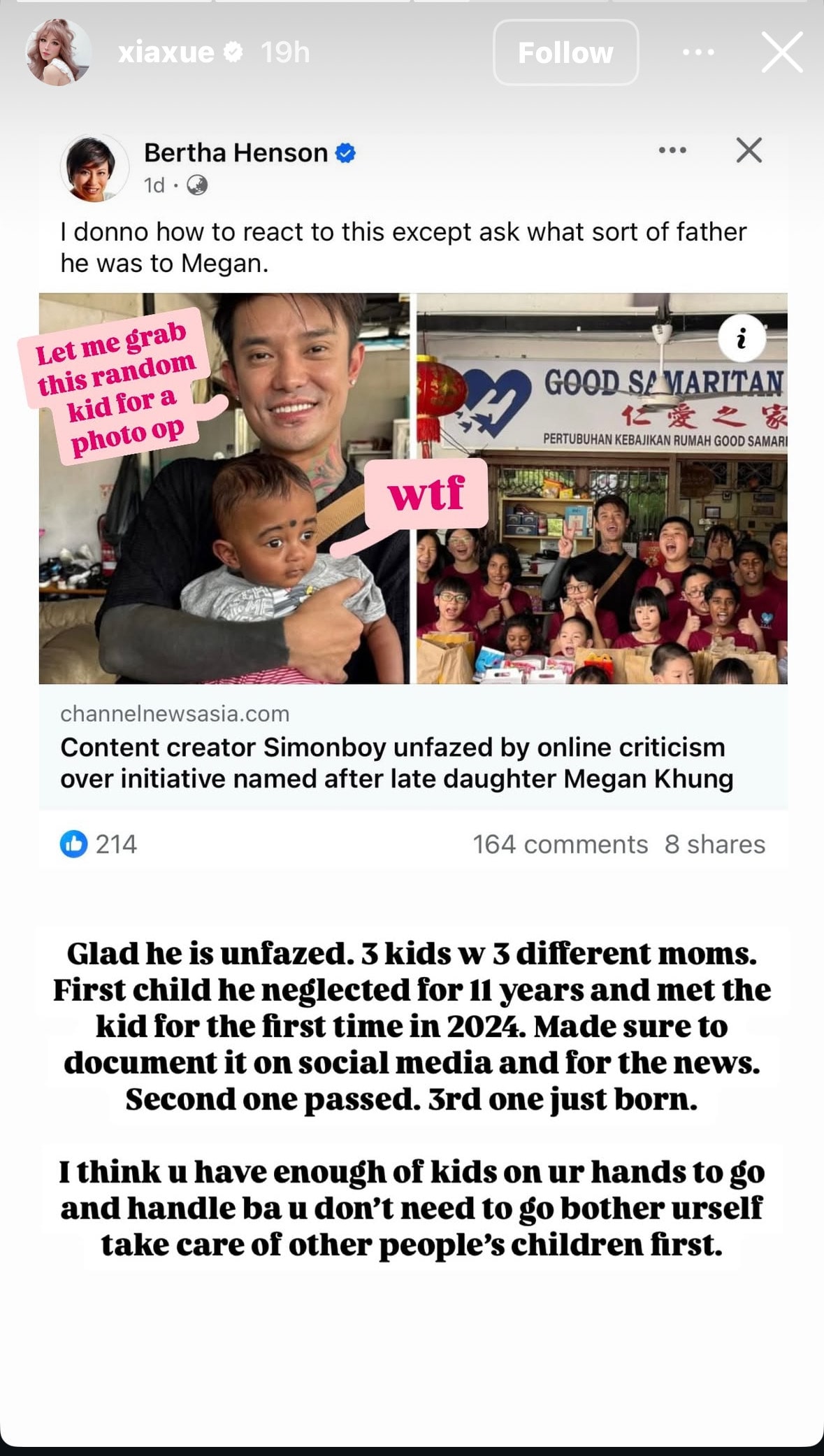 Xiaxue Receives Lawyer’s Letter From Simonboy After Calling Out His Charity Project