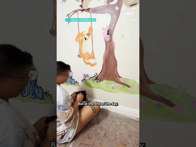 Winnie The Pooh Mural Painting