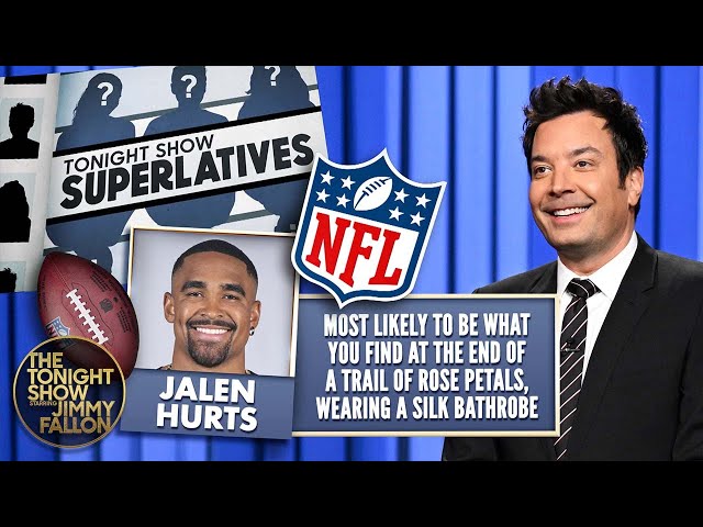 Tonight Show Superlatives: 2025 NFL Season - Lions and Eagles | The Tonight Show